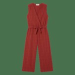 Jumpsuit Orangered Cuadrito Winona orangered von Thinking MU