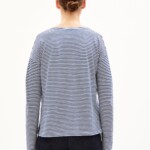 Longsleeve Xianaa Lovely Stripes faded indigo-oatmilk von Armedangels