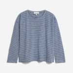 Longsleeve Xianaa Lovely Stripes faded indigo-oatmilk von Armedangels