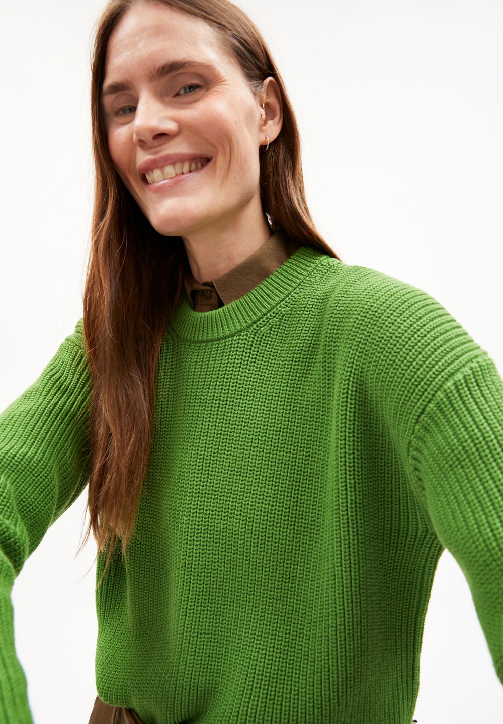 Strickpullover Nuriaas ivy green von Armedangels