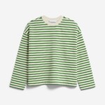 Sweatshirt Frankaa Maarlen Stripe undyed-ivy green von Armedangels