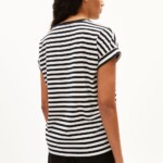 T-Shirt Idaara Stripes white-black von Armedangels