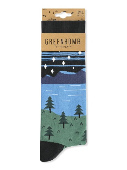 Socken Nature Camping mix von Greenbomb