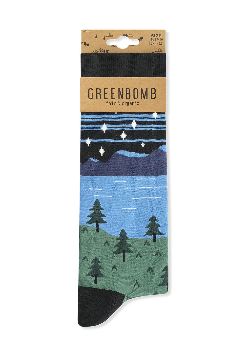 Socken Nature Camping mix von Greenbomb