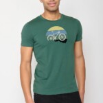 T-Shirt Guide Bike Downhill bottle green von Greenbomb