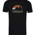 T-Shirt Spice Nature Forest Happy black von Greenbomb