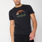 T-Shirt Spice Nature Forest Happy black von Greenbomb