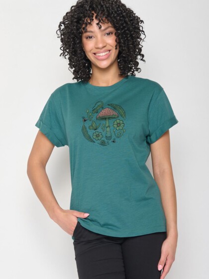 T-Shirt Stop Nature Forest Life jungle green von Greenbomb