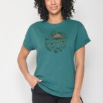 T-Shirt Stop Nature Forest Life jungle green von Greenbomb