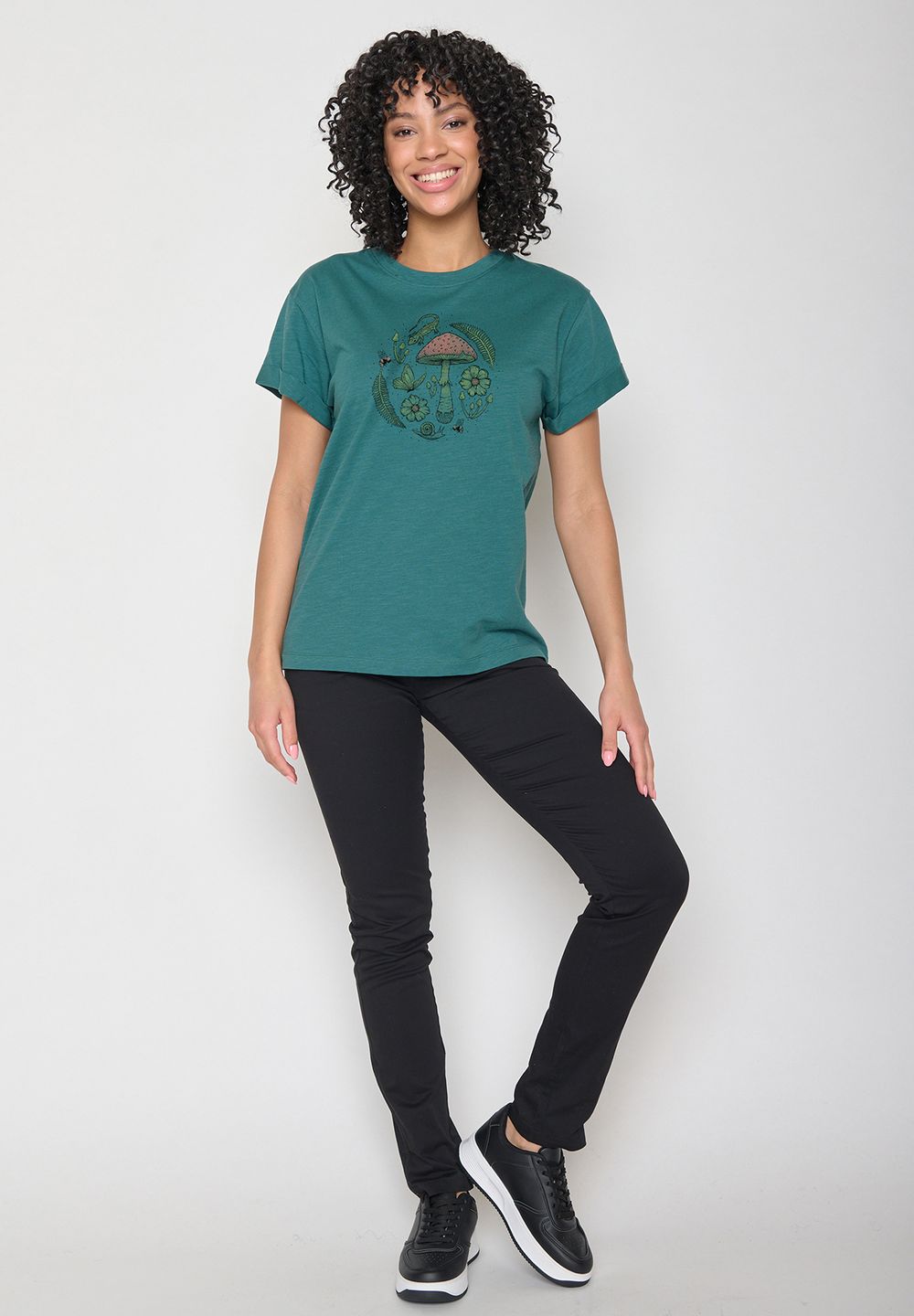 T-Shirt Stop Nature Forest Life jungle green von Greenbomb