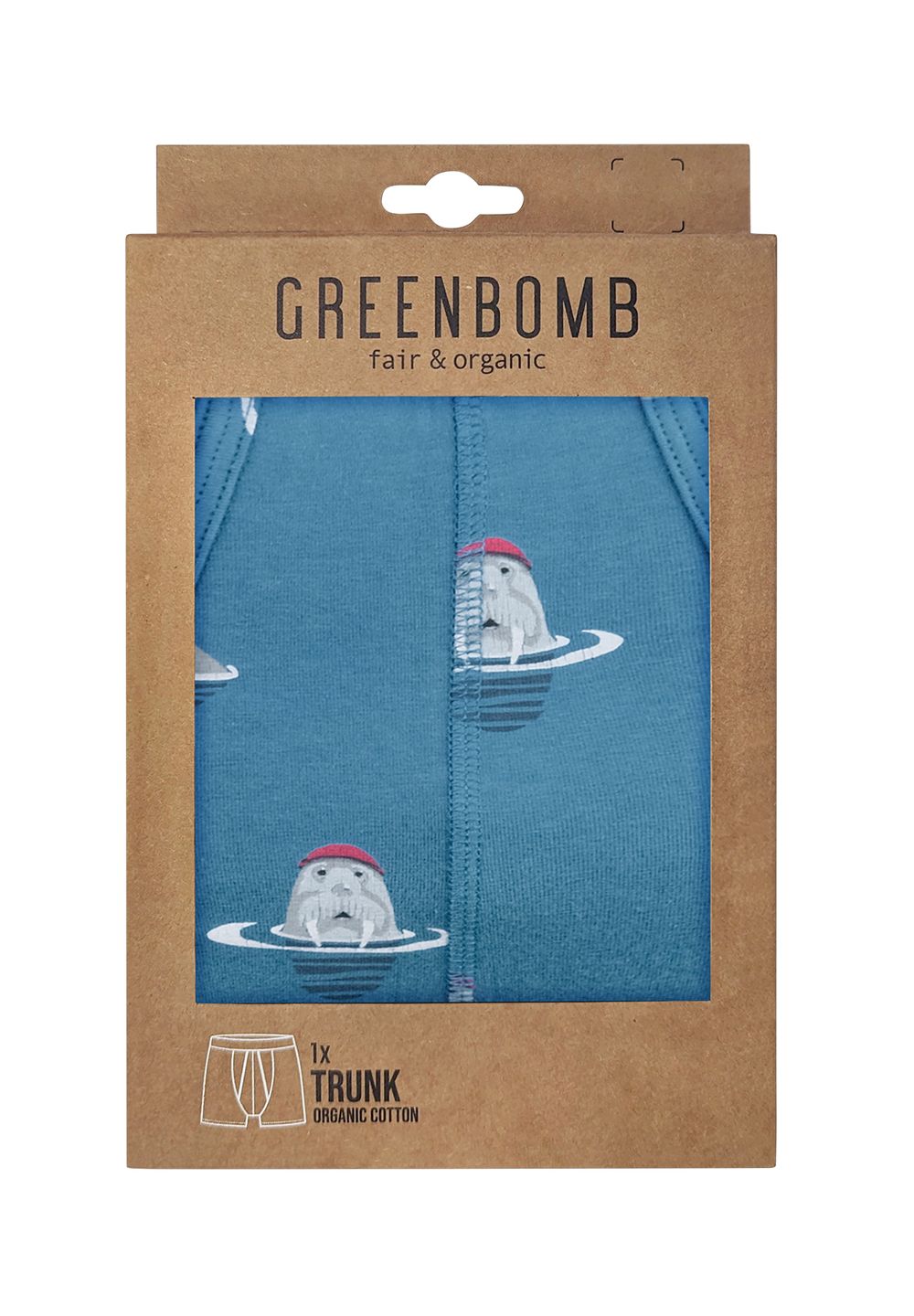 Trunk Animal Walrus blue mix von Greenbomb