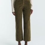 Hose Liora Cord burnt olive von Kings of Indigo