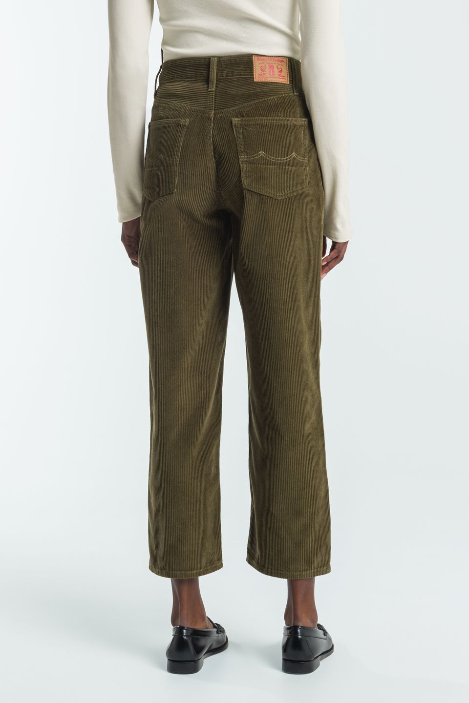 Hose Liora Cord burnt olive von Kings of Indigo