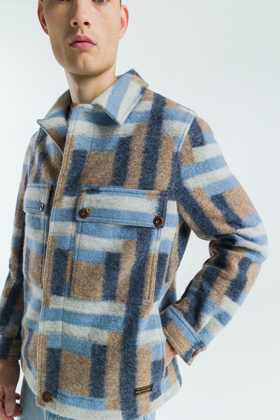 Jacke Donovan square jacquard von Kings of Indigo