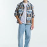 Jacke Donovan square jacquard von Kings of Indigo