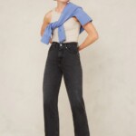 Jeans Liora Cropped holo grey used von Kings of Indigo