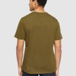 Basic T-Shirt dark olive von KnowledgeCotton Apparel