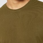 Basic T-Shirt dark olive von KnowledgeCotton Apparel