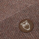 Beanie Big Rib demitasse (brown) von KnowledgeCotton Apparel