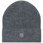 Beanie Double layer dark grey melange von KnowledgeCotton Apparel