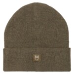 Beanie Double layer dark olive von KnowledgeCotton Apparel