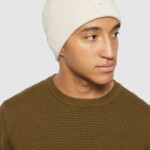 Beanie Double layer kelp von KnowledgeCotton Apparel