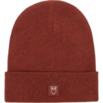 Beanie Double layer wool fired brick von KnowledgeCotton Apparel