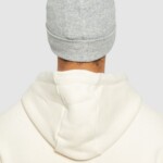 Beanie Double layer wool grey melange von KnowledgeCotton Apparel