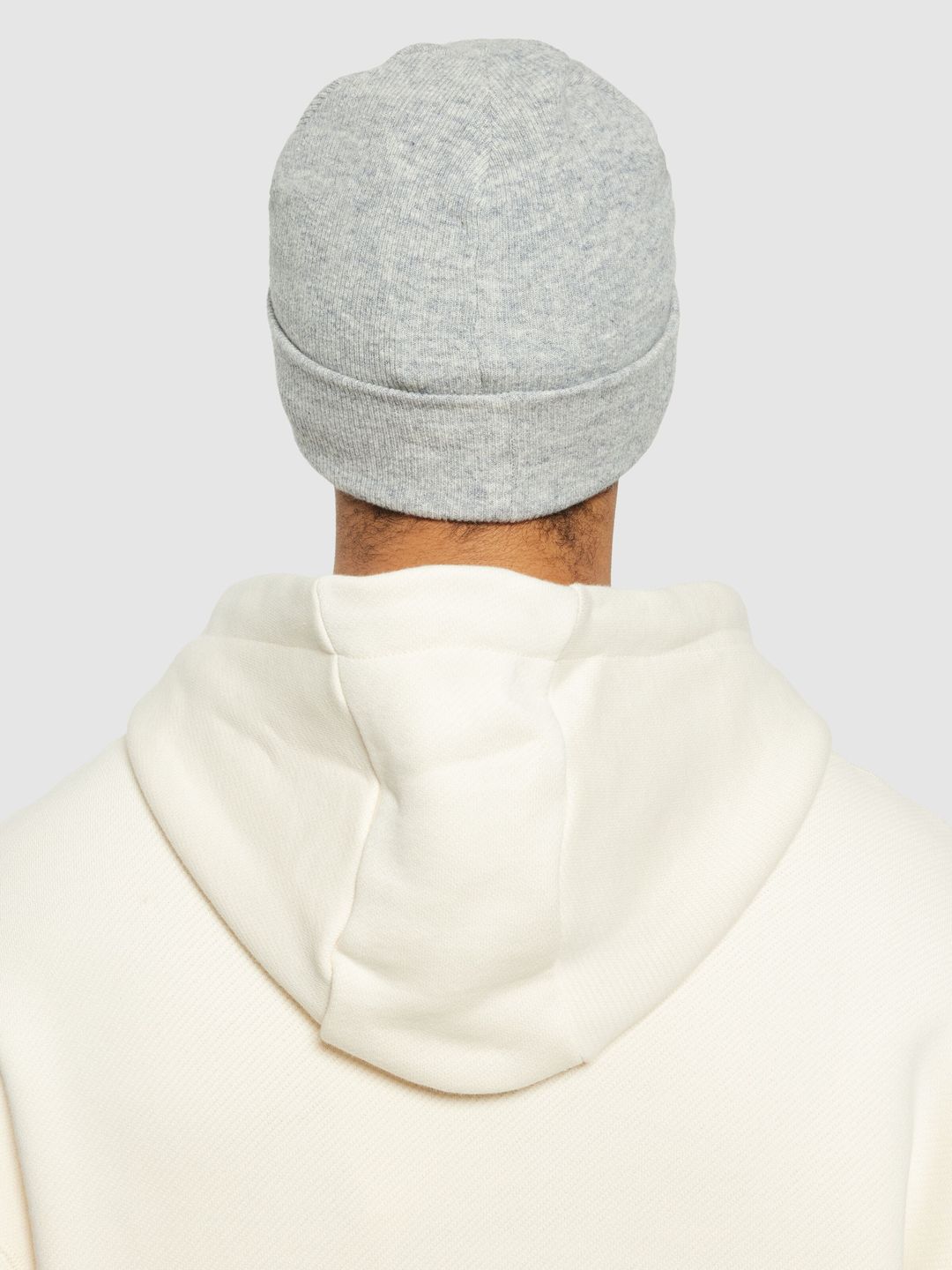 Beanie Double layer wool grey melange von KnowledgeCotton Apparel