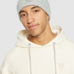 Beanie Double layer wool grey melange von KnowledgeCotton Apparel