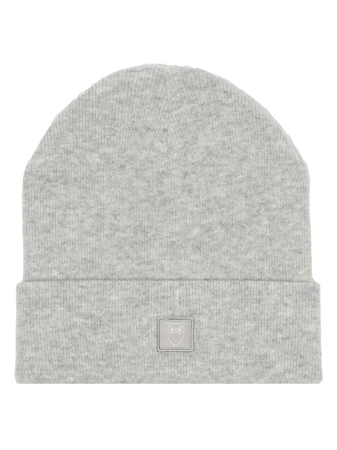 Beanie Double layer wool grey melange von KnowledgeCotton Apparel