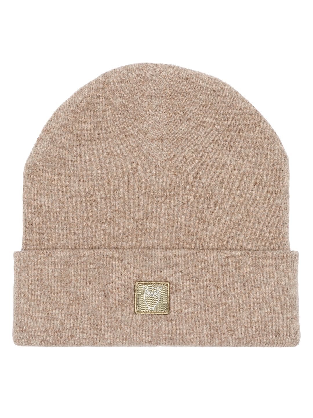 Beanie Double layer wool kelp melange von KnowledgeCotton Apparel