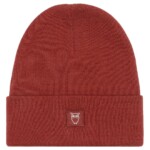 Beanie Knitted Rib fired brick von KnowledgeCotton Apparel