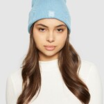 Beanie Knitted Rib glacier lake von KnowledgeCotton Apparel