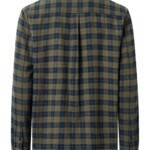 Hemd Loose Fit Checkered green check von KnowledgeCotton Apparel