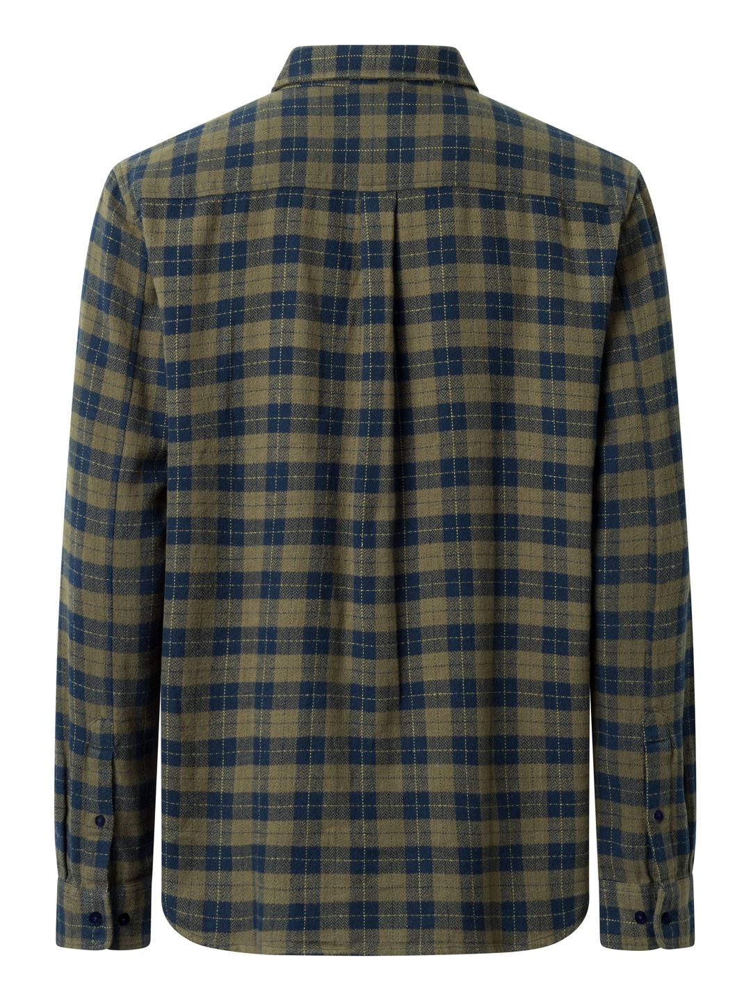 Hemd Loose Fit Checkered green check von KnowledgeCotton Apparel