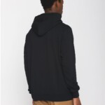 Hoodie Basic Badge black jet von KnowledgeCotton Apparel