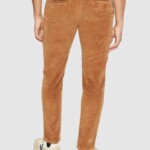 Hose CHUCK regular 8-wales corduroy chino dachshund von KnowledgeCotton Apparel