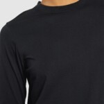 Longsleeve Basic black jet von KnowledgeCotton Apparel