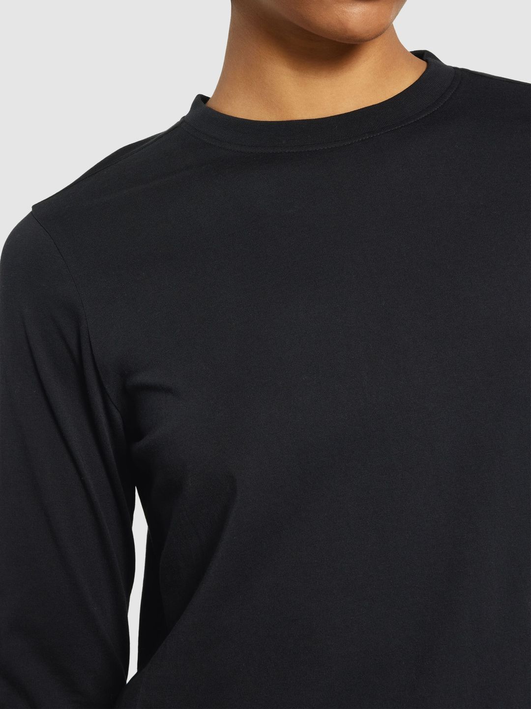 Longsleeve Basic black jet von KnowledgeCotton Apparel