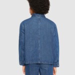 Overshirt Classic Denim dark blue denim von KnowledgeCotton Apparel