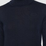 Pullover Merino Roll Neck total eclipse von KnowledgeCotton Apparel