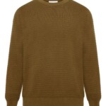 Strickpullover Bubble Crew Neck dark olive von KnowledgeCotton Apparel