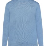 Strickpullover Merino Crew neck moonlight blue von KnowledgeCotton Apparel