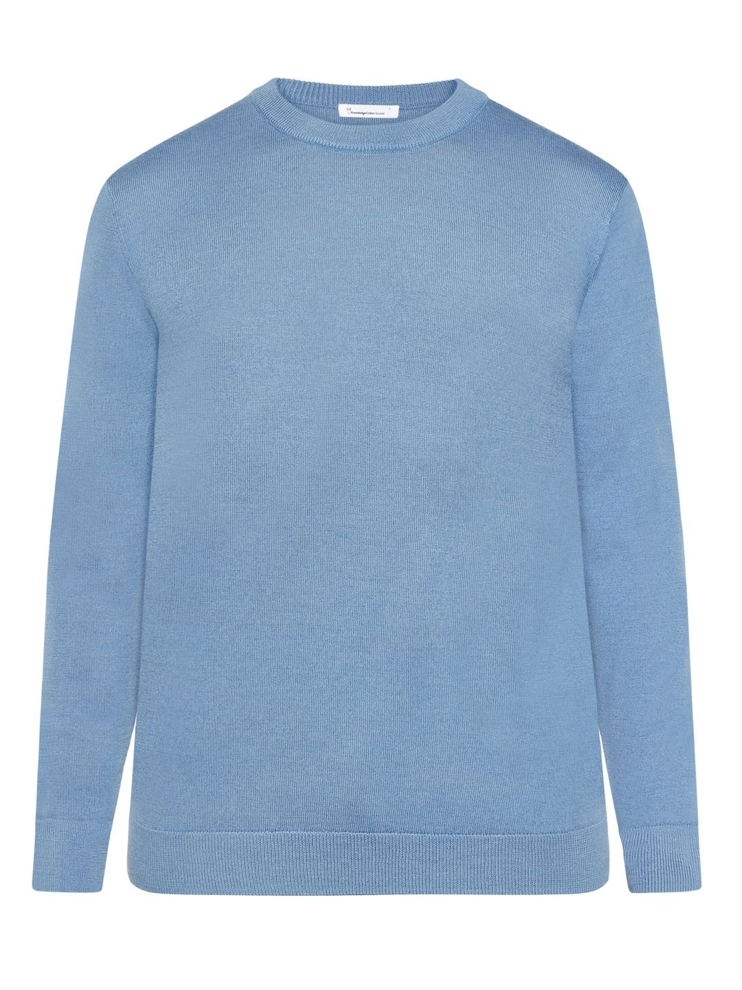 Strickpullover Merino Crew neck moonlight blue von KnowledgeCotton Apparel