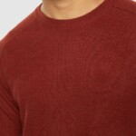 Strickpullover O-neck fired brick von KnowledgeCotton Apparel