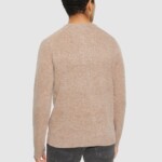 Strickpullover O-neck kelp melange von KnowledgeCotton Apparel