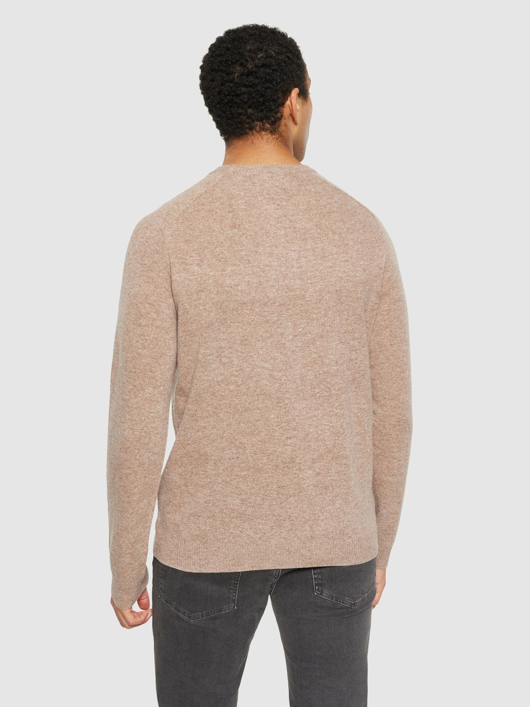 Strickpullover O-neck kelp melange von KnowledgeCotton Apparel