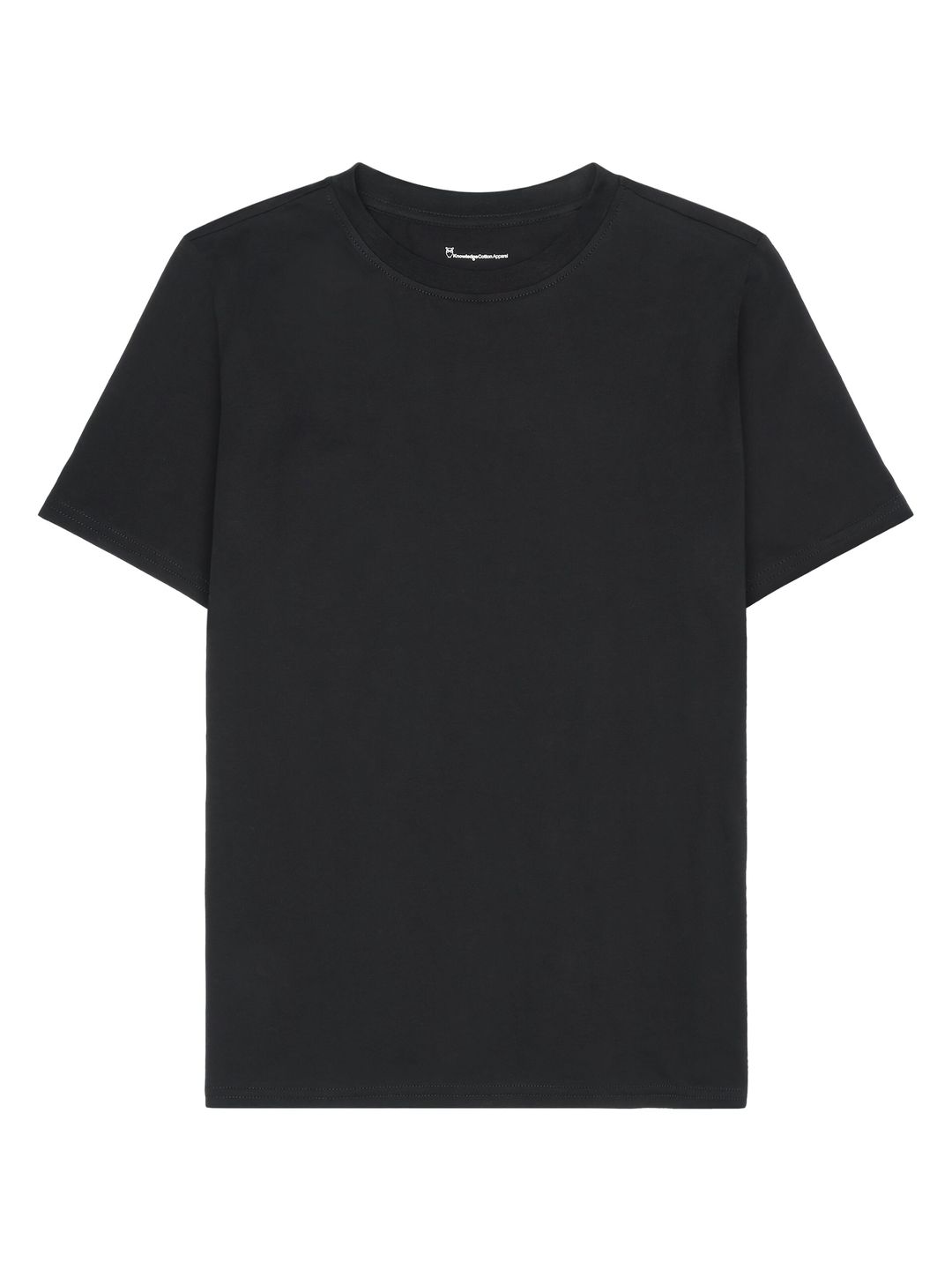 T-Shirt Basic black jet von KnowledgeCotton Apparel