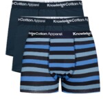 Unterwäsche 3-Pack blue stripe von KnowledgeCotton Apparel